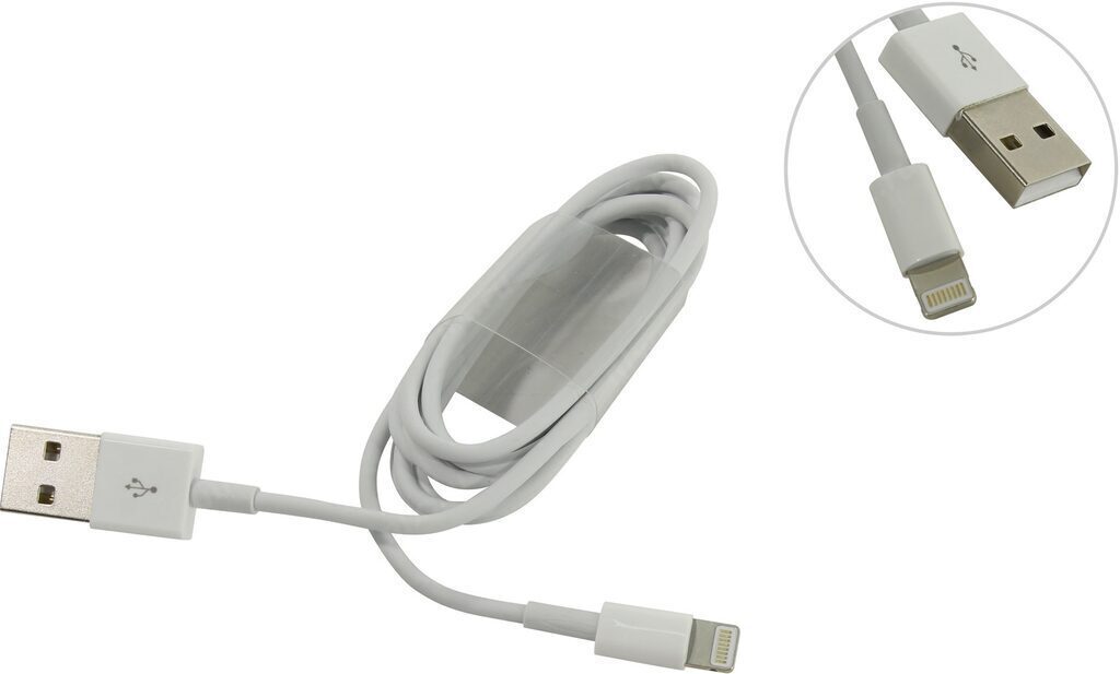 Дата - кабель Smartbuy USB  - 8-pin для Apple , 1м., белый