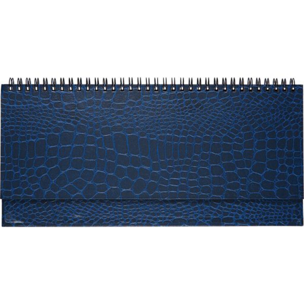 Планинг дат. 2022г (294*142) 128стр., Arkona синий, тв. обложка, бумвинил, евроспираль, 70г/м2