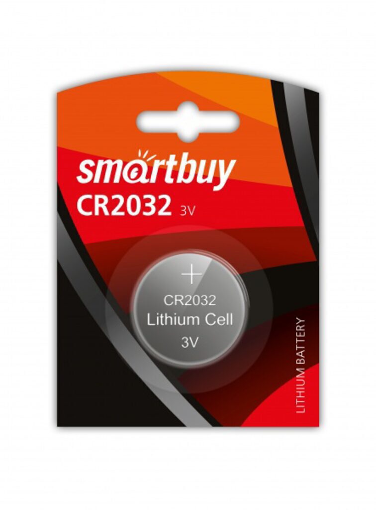 Батарейка-таблетка  CR-2032 Smartbuy, блистер, цена за 1 шт
