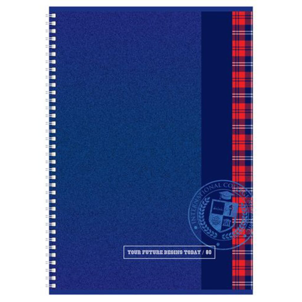 Тетрадь А4  80л кл. гребень BG "Высшая лига" ассорти, белизна 100%