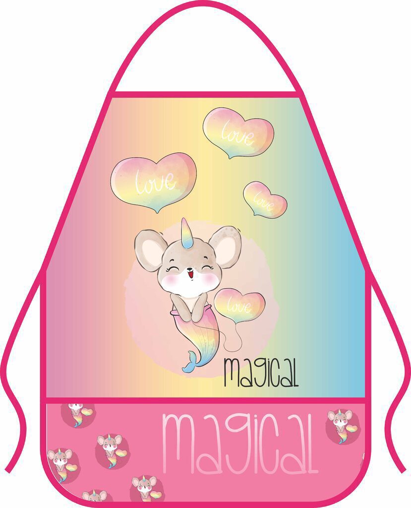 Фартук для труда 490*390мм 2 кармана "Magical mouse"