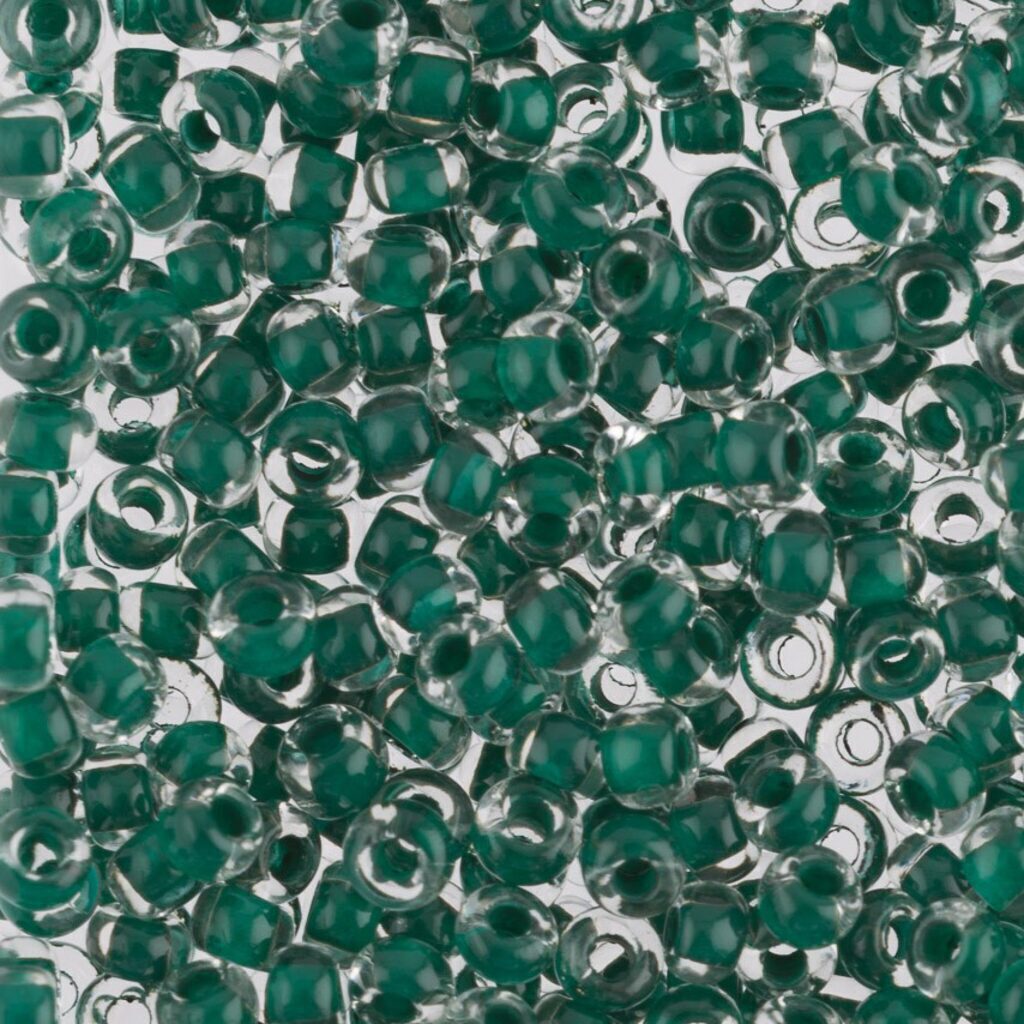 Бисер круглый "GAMMA" 2,3мм 5гр стекло, зеленый