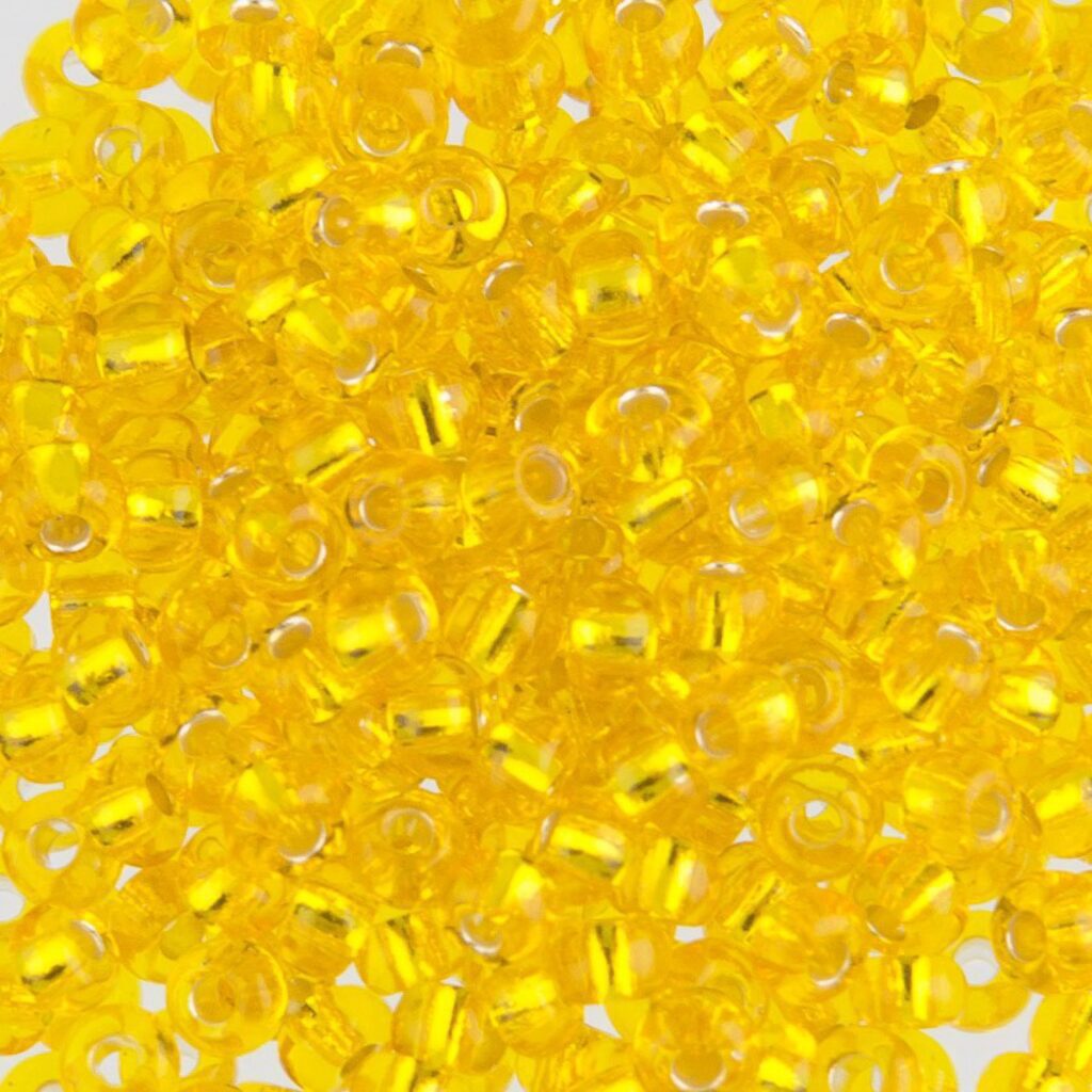 Бисер круглый "GAMMA"  5гр стекло, желтый