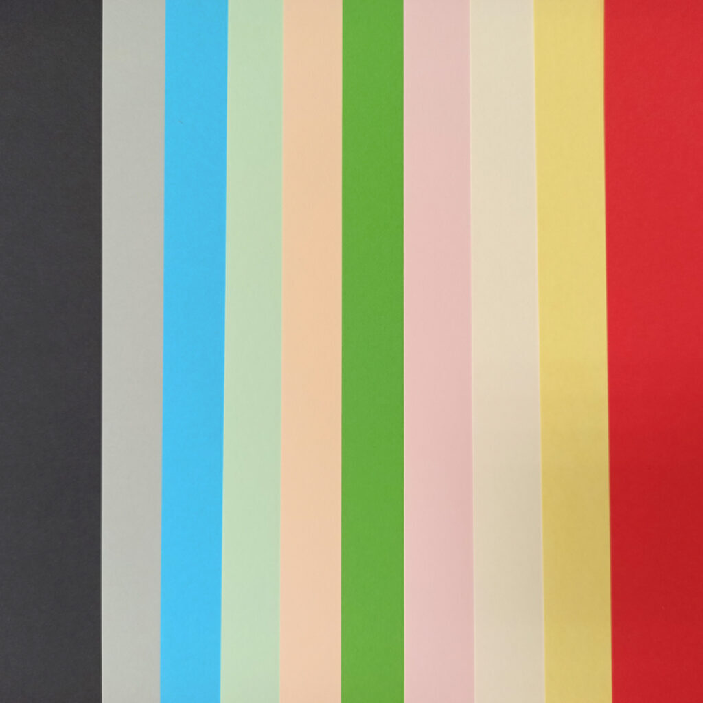 Картон цв. А2  10цв. 10л. немелов.,двусторон. тонированный, пл. 160гр/м2 "Добрые сердца"