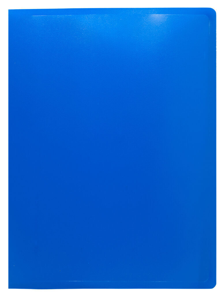 Папка файл А4  20лист 0,50мм, синяя