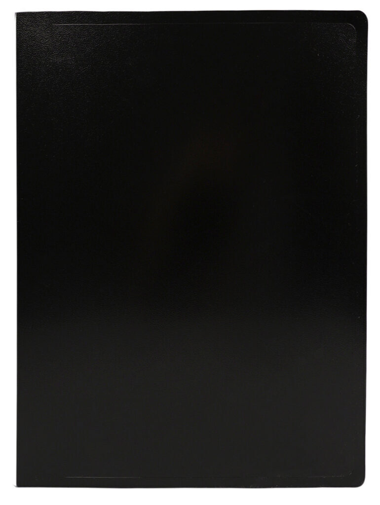 Папка файл А4  20лист 0,50мм, черная
