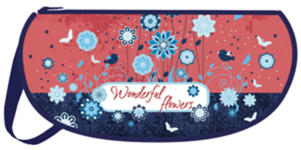 Сумка с ручками для внешкольных занятий 22*75*12,5см Оникс "Wonderful flowers"
