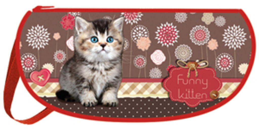 Сумка с ручками для внешкольных занятий 22*75*12,5см Оникс "Funny kitten"