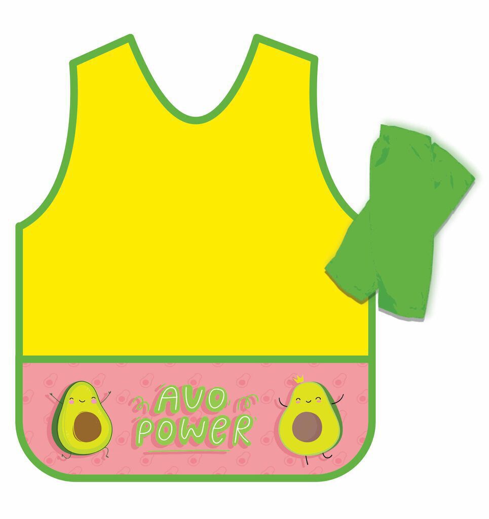 Набор Нарукавники + фартук-накидка 568*405мм 2 кармана "Super avocado"