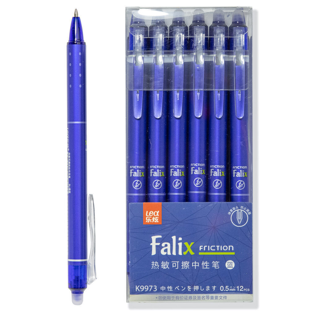 Ручка гелевая стираемая Egoist "Классика" синяя, 0,5мм