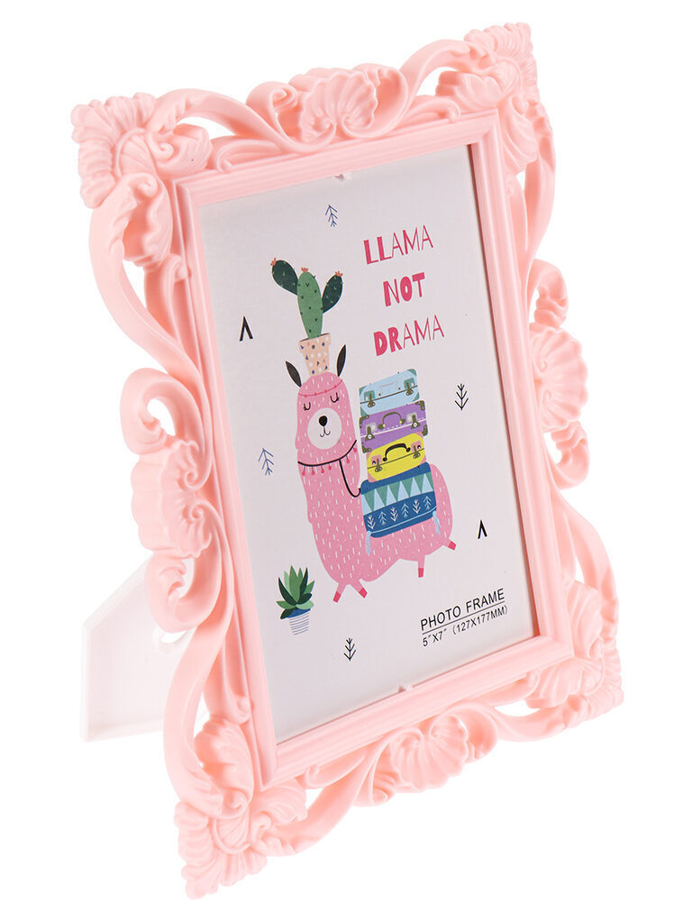 Фоторамка на 1 фото 24*19,5см (13*18см) Нежные воспоминания, розовая