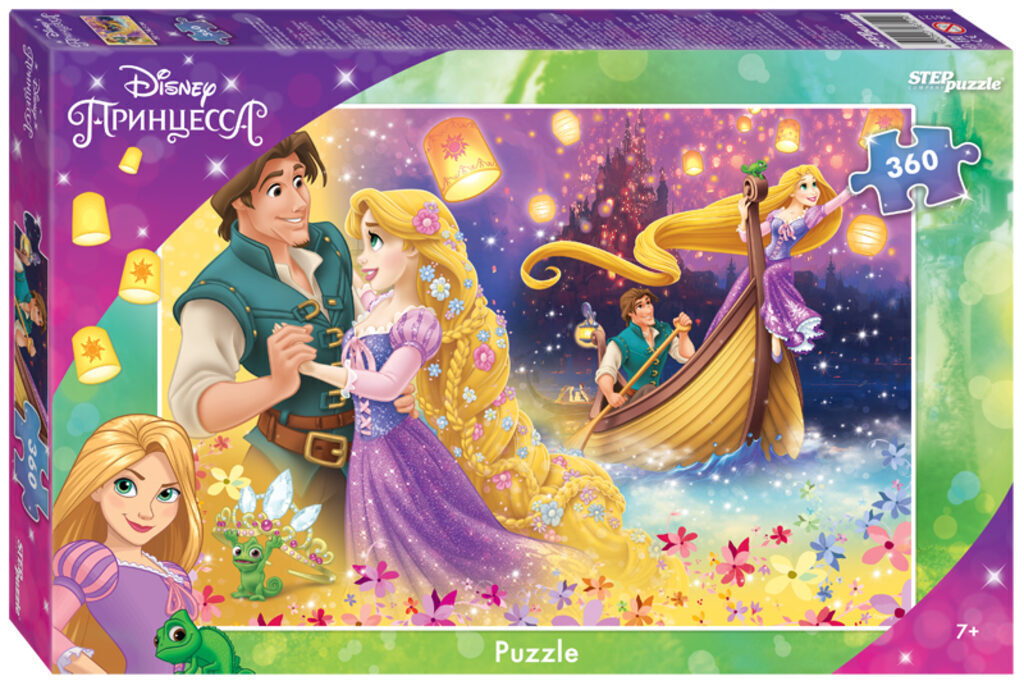 Пазлы  360 элементов 500*345мм.  "Рапунцель - 3" (Disney)