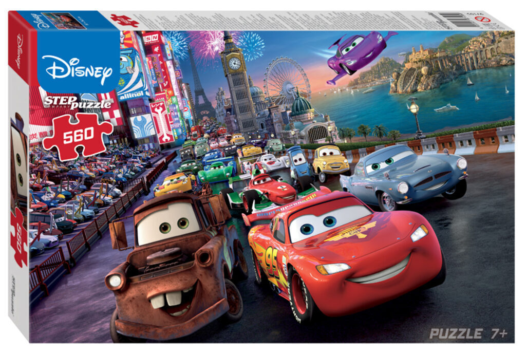 Пазлы  560 элементов  500*345мм.  "Тачки - 4" (Disney)