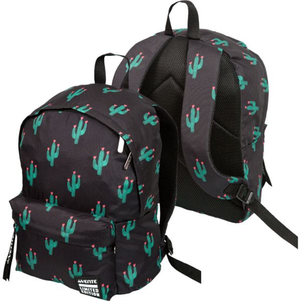 Рюкзак подростковый 40*30*14см  deVENTE"Limited Edition. Cactus",ткань, 1 отд. на молнии, 3 карм.