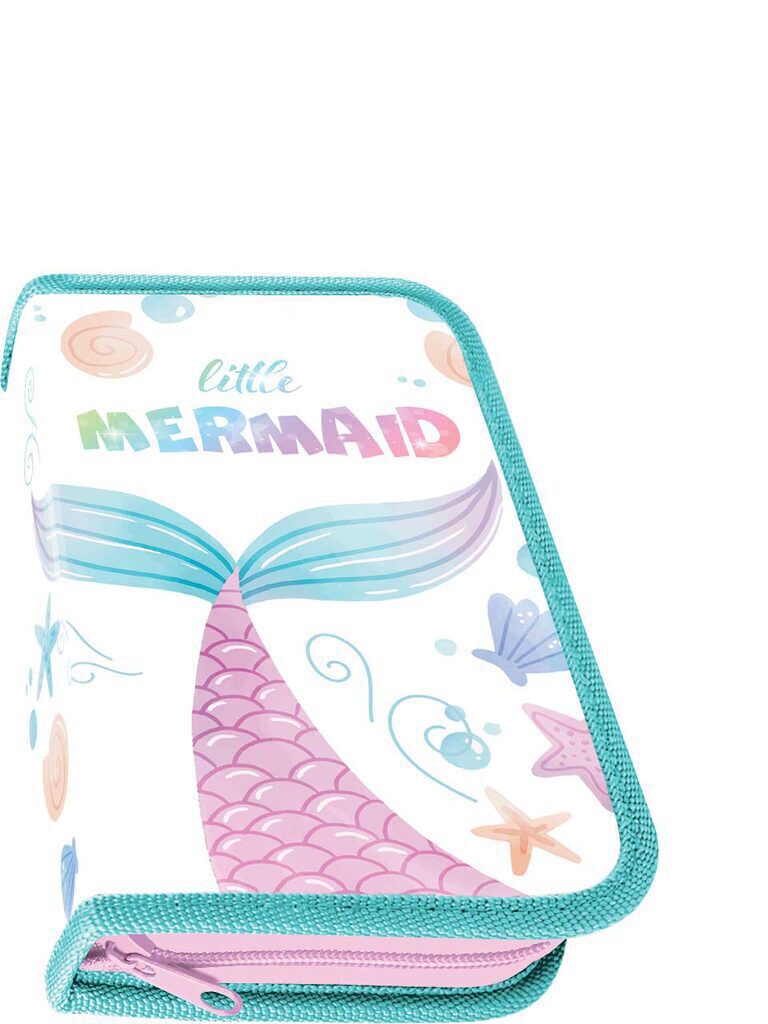 Пенал 1 отд. (190*115*30) молния, картон soft-touch "Little marmaid"