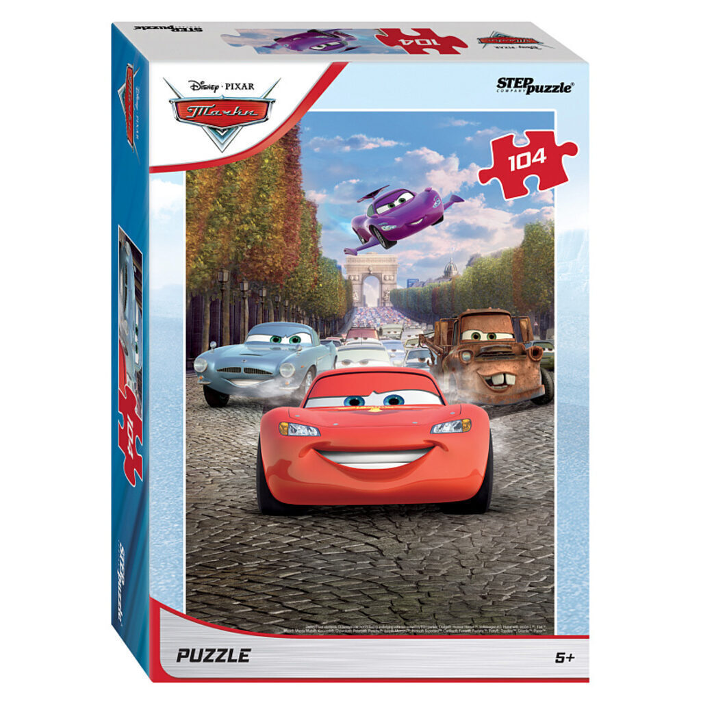 Пазлы  104 элементов  230*330мм.  "Тачки - 4" Disney
