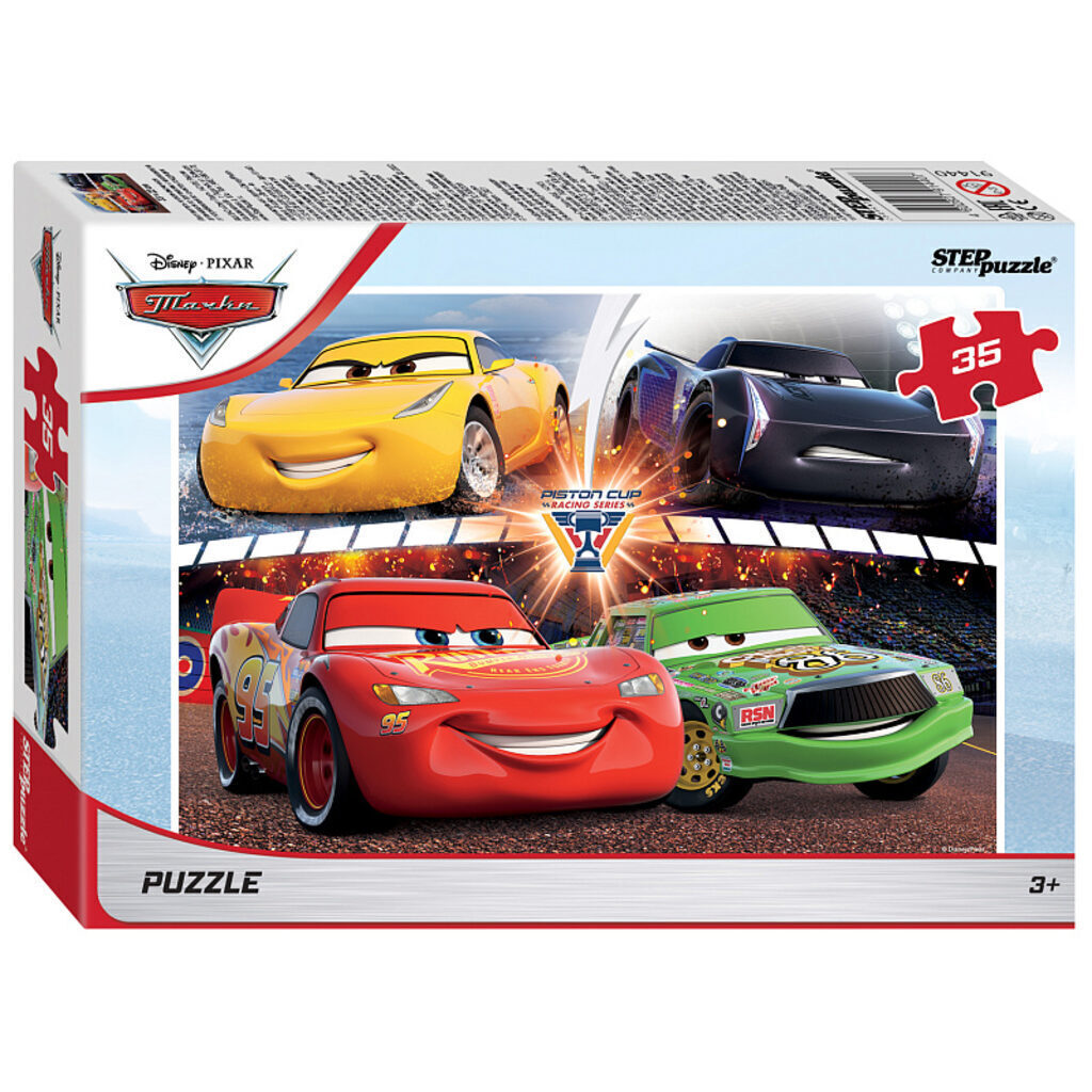 Пазлы   35 элементов  330*230мм.  "Тачки - 4" Disney
