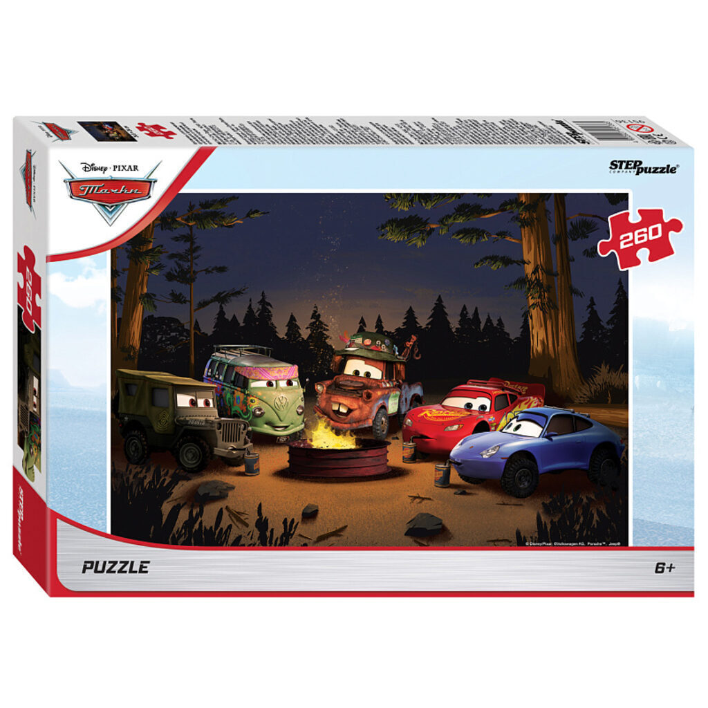 Пазлы  260 элементов  240*345мм.  "Тачки - 4" Disney
