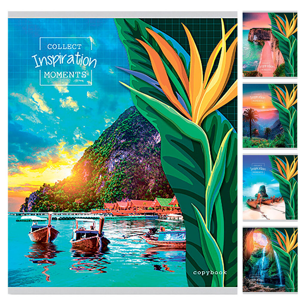 Тетрадь А5 40л кл. Проф-Пресс "Вдохновение природы"