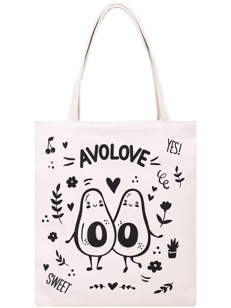 Сумка-шоппер 39*35см Проф-Пресс "Avolove" 1отд., на молнии