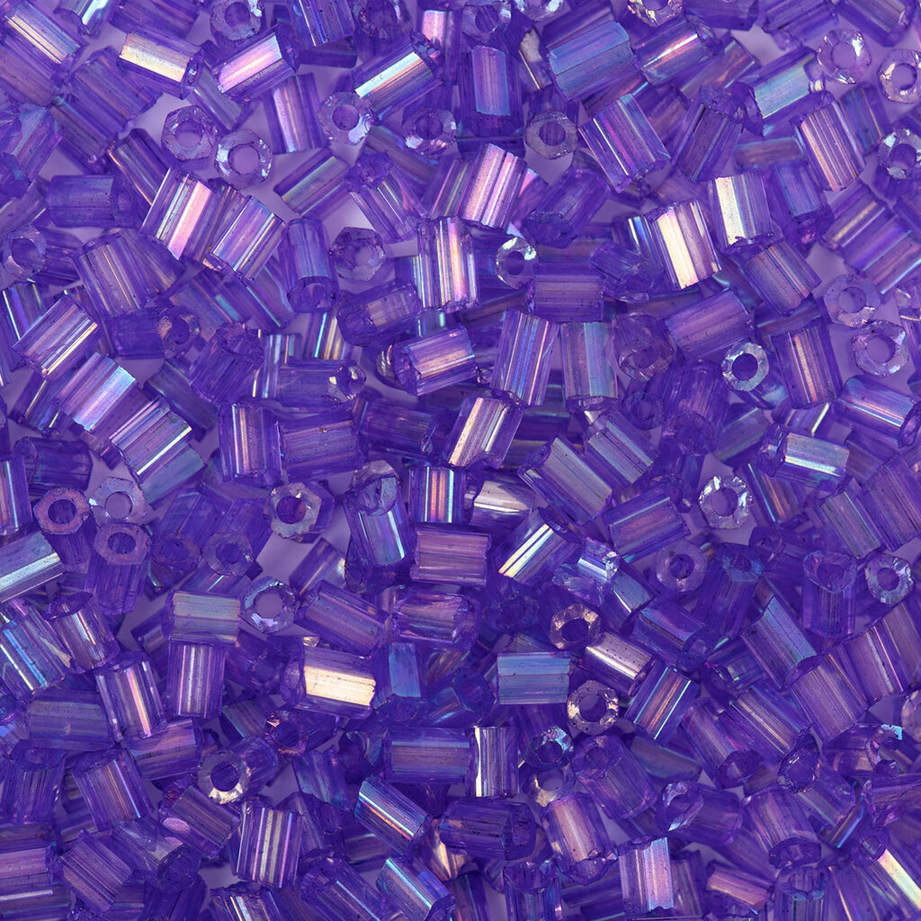Бисер рубка "Zlatka" 10гр, 2.1мм, стекло, фиолетовый