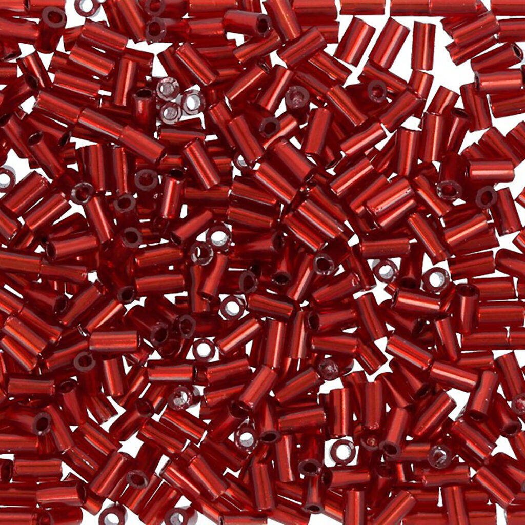 Бисер BUGLE "TOHO"  3мм 5гр стекло,  гранатовый