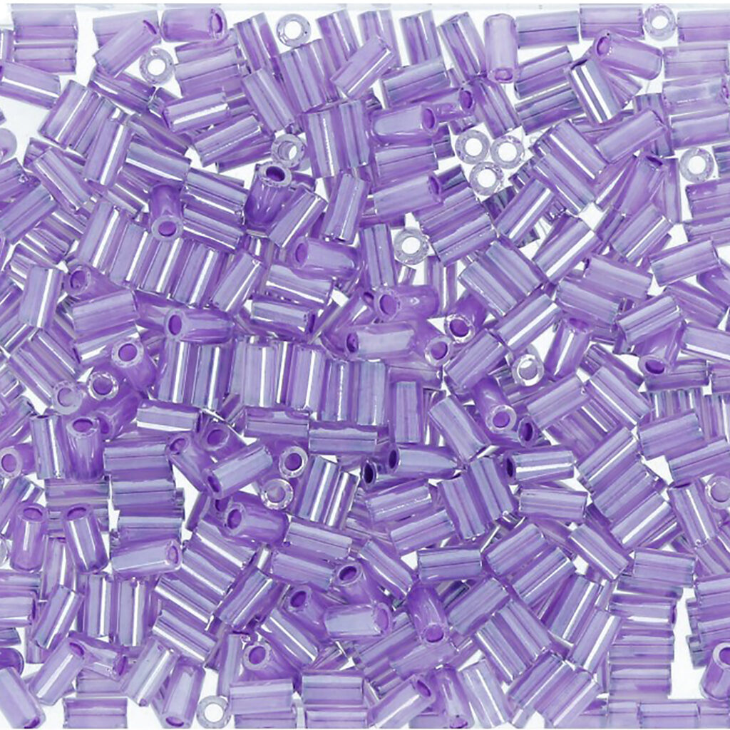 Бисер BUGLE "TOHO"  3мм 5гр стекло,  фиолетовый