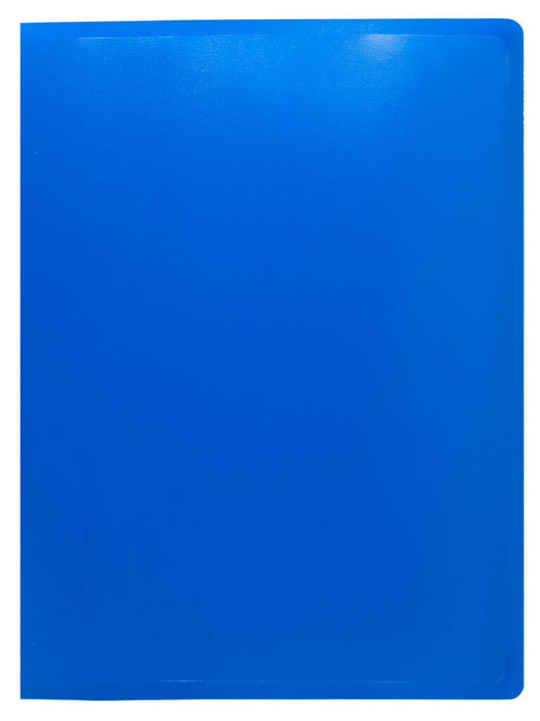 Папка файл А4  30лист 0,50мм, синяя