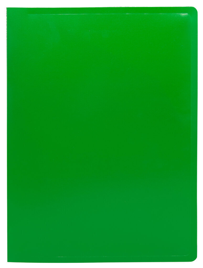Папка файл А4  30лист 0,50мм, зеленая