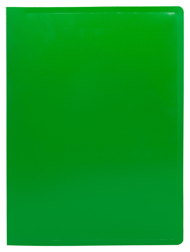 Папка файл А4  20лист 0,50мм зеленая