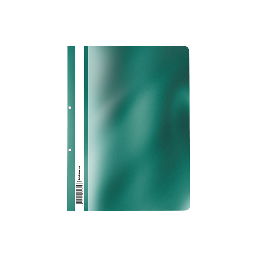 Папка-скоросшиватель с перфорацией пластиковая ErichKrause Glossy Ice Metallic, A4, ассорти (в пакете по 20 шт.)