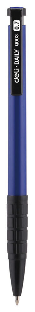Ручка шар. Deli Daily   автомат, синяя, 0,7мм, рез.манжета