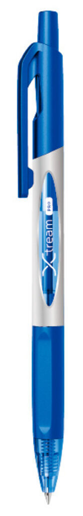 Ручка шар. Deli X-tream  автомат, синяя, 0,7мм, рез. манжета
