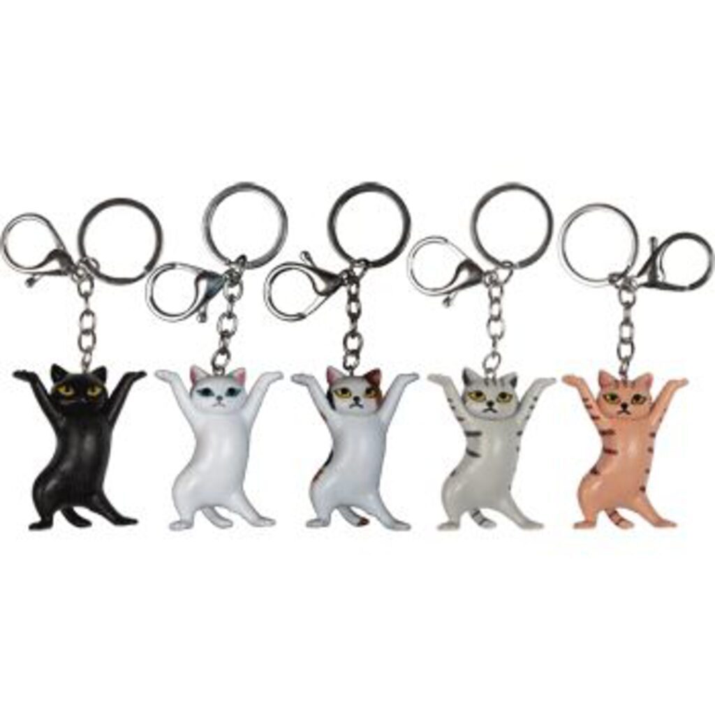 Брелок "Кусь" 3,5*5,5см с карабином, резиновый, 5 дизайнов