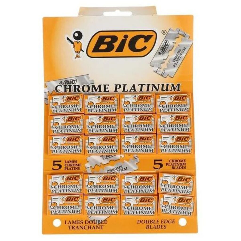 Сменные лезвия двусторонние BIC Platinum ChromeC, 5 шт.