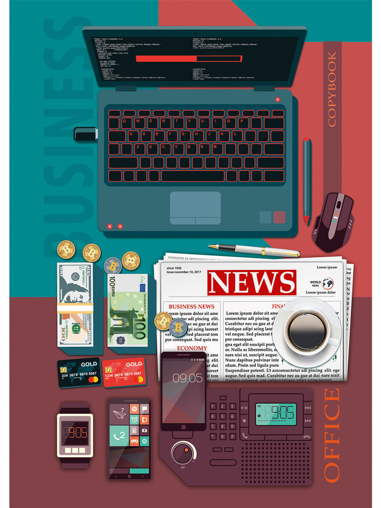 Тетрадь А4  60л кл. гребень Проф-Пресс "Рабочая атмосфера" белизна 92%*