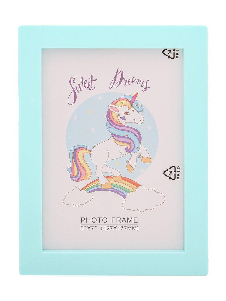 Фоторамка на 1 фото 21*16,5см (13*18см) Приятные воспоминания,голубая