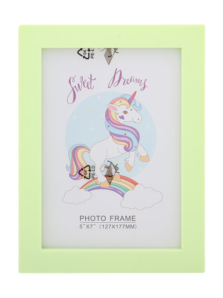 Фоторамка на 1 фото 21*16,5см (13*18см) Приятные воспоминания,зеленая