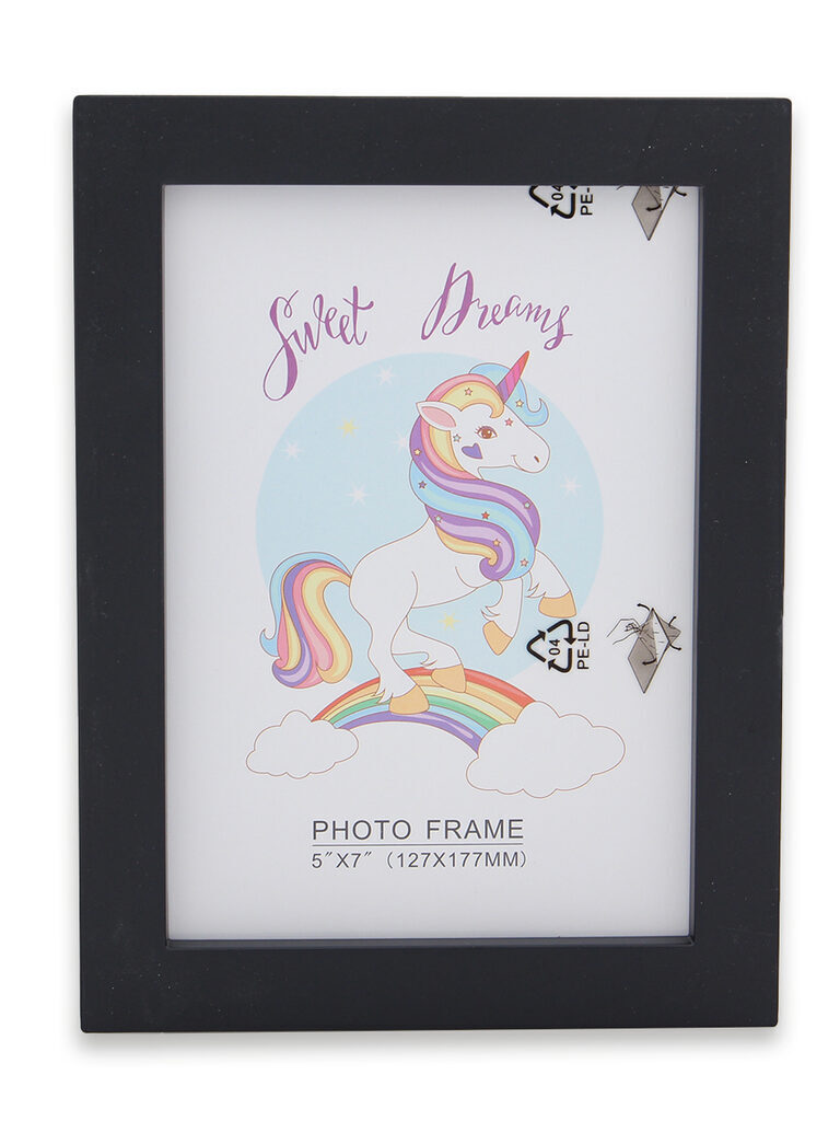 Фоторамка на 1 фото 21*16,5см (13*18см) Приятные воспоминания, черная