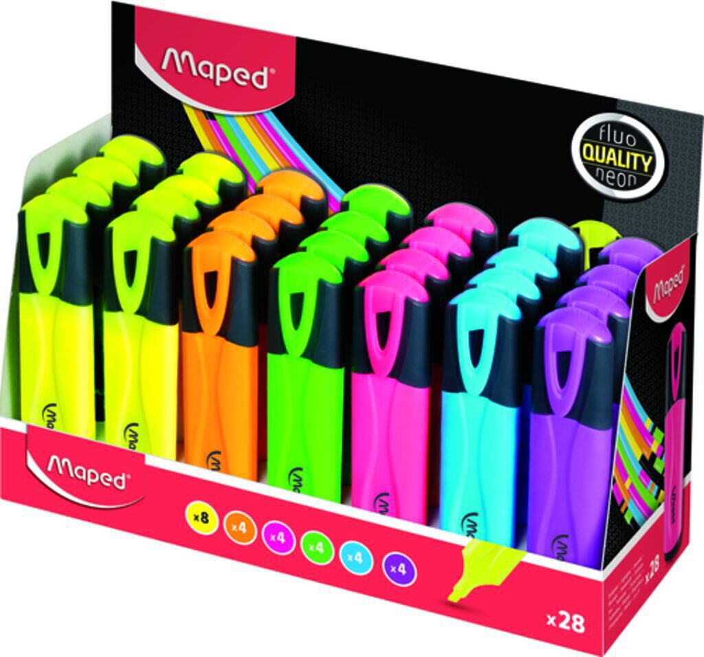 Текстовыделитель MAPED HIGHLIGHTER1-5мм, ассорти