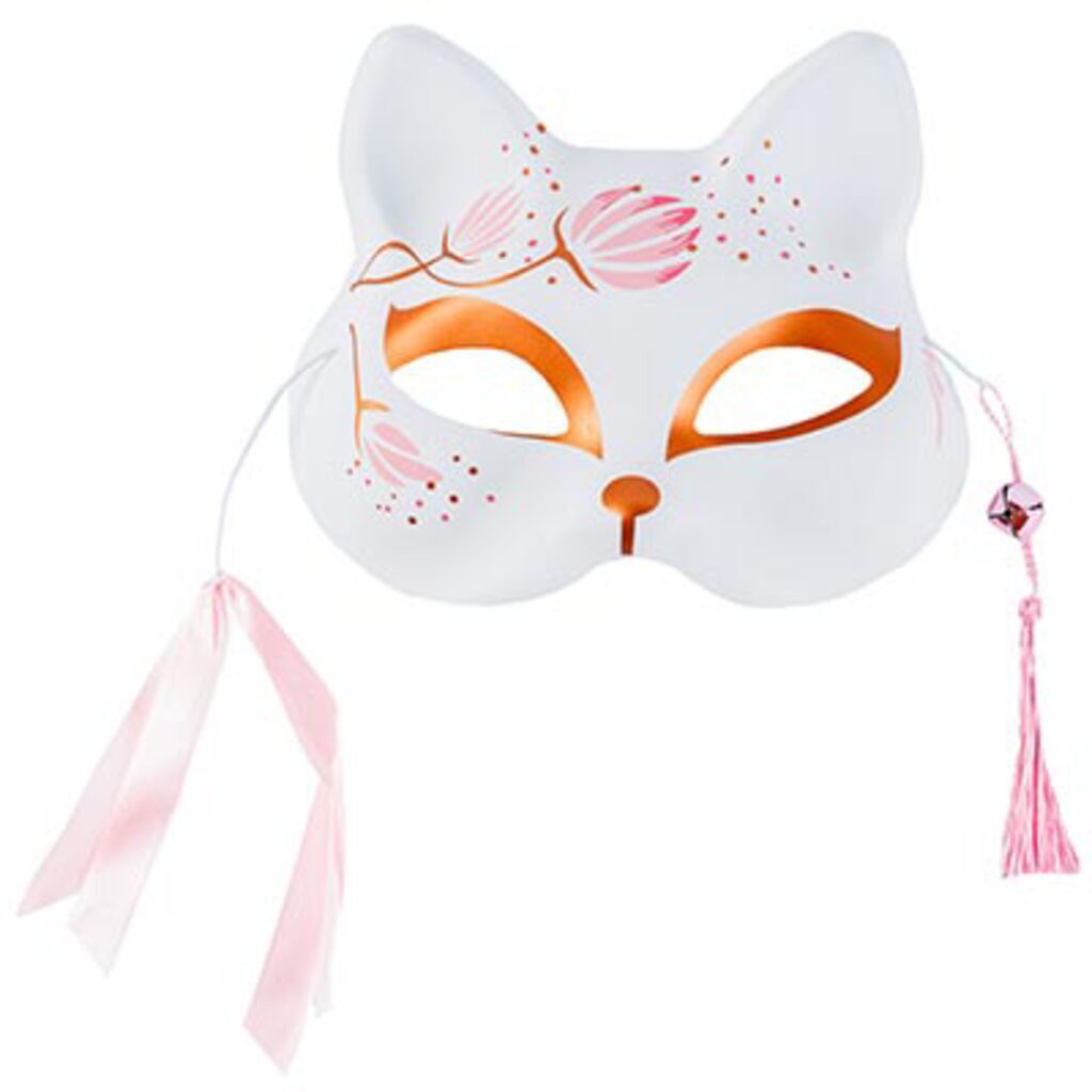 Карнавальная маска пластик "Кошка"
