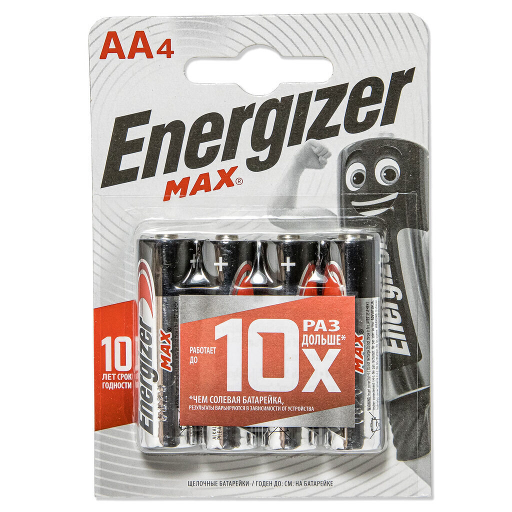 Батарейка LR-06 (АА) ENERGIZER Max, блистер, цена 1 шт