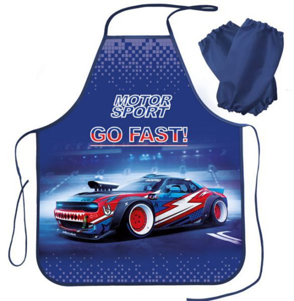 Набор Нарукавники + фартук для труда 535*445мм "Motor sport"