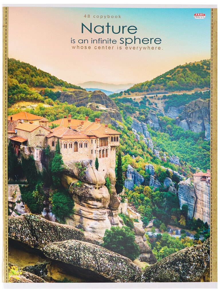 Тетрадь А4  48л кл. скоба Проф-Пресс "Волшебный вид" (203*273мм)