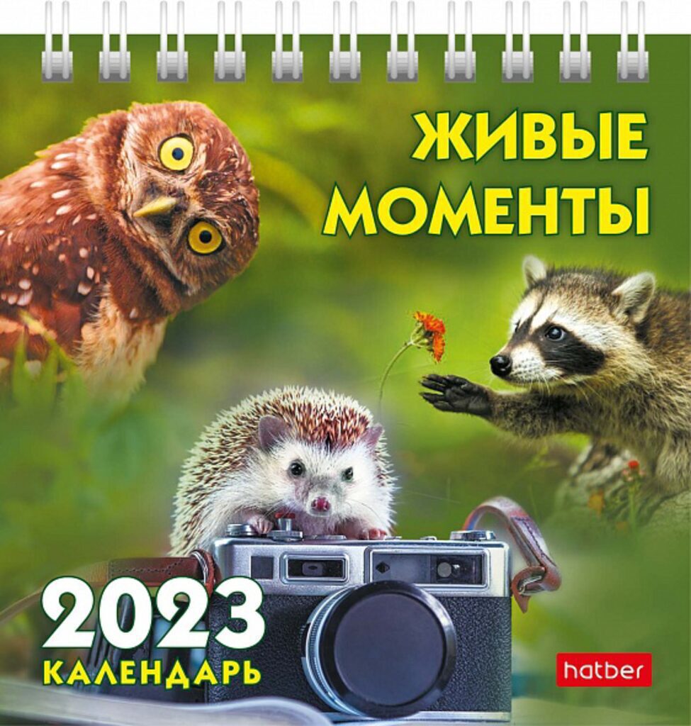 Календарь-ДОМИК (101*101мм) Живые моменты- на 2023 год
