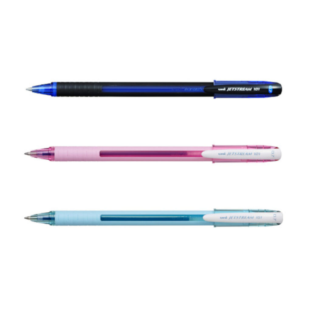 Набор ручек шариковых Uni Jetstream SX-101 2+1 "Разноцветный "синие