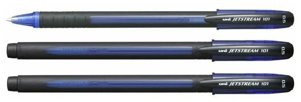 Набор ручек шариковых Uni Jetstream SXN-101 2+1 "Классический"синие
