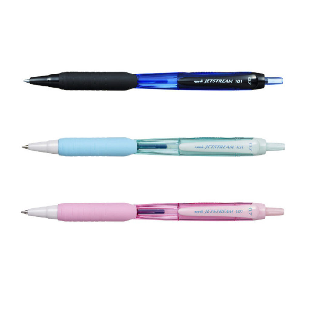 Набор ручек шариковых Uni Jetstream SXN-101 2+1 "Разноцветный"синие