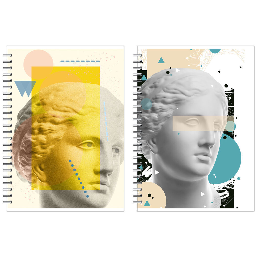 Тетрадь А4  60л кл. гребень Полиграф-Принт "Искусство" ВД-лак, белизна 92%*