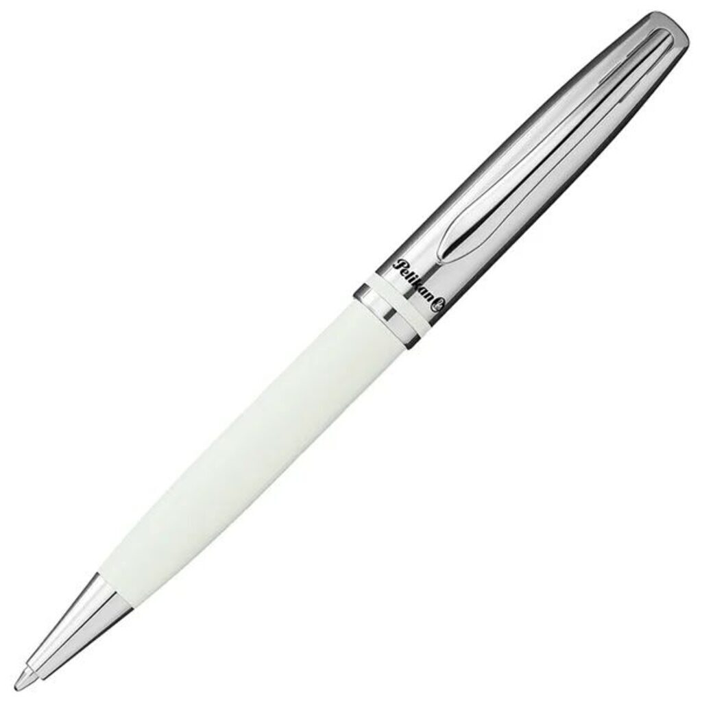 Ручка шар.Pelikan Jazz Velvet корп. лак.,хром./ Ice Blue синие чернила, подарочная коробка